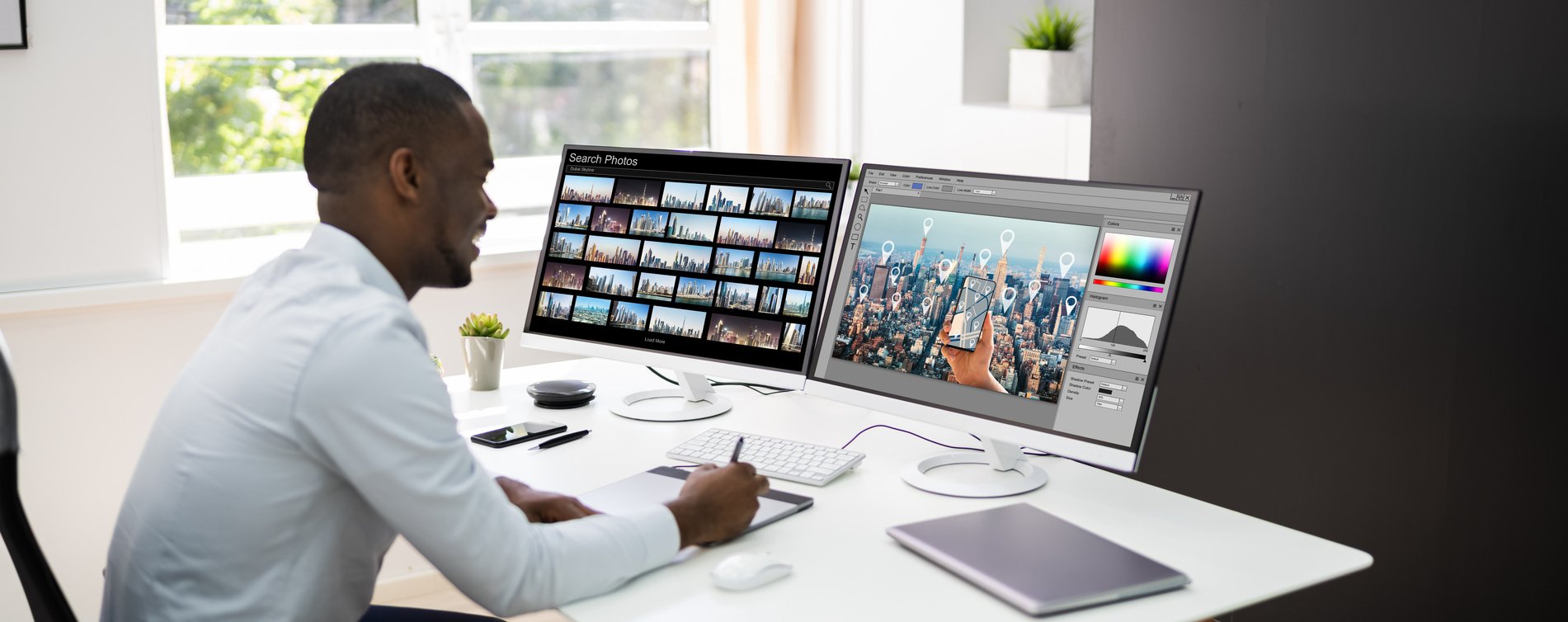 African Graphic Web Designer